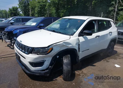 2021 Jeep Compass Sport z USA, uszkodzony, nr VIN 3C4NJDAB6MT507293